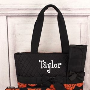 basketball diaper bag